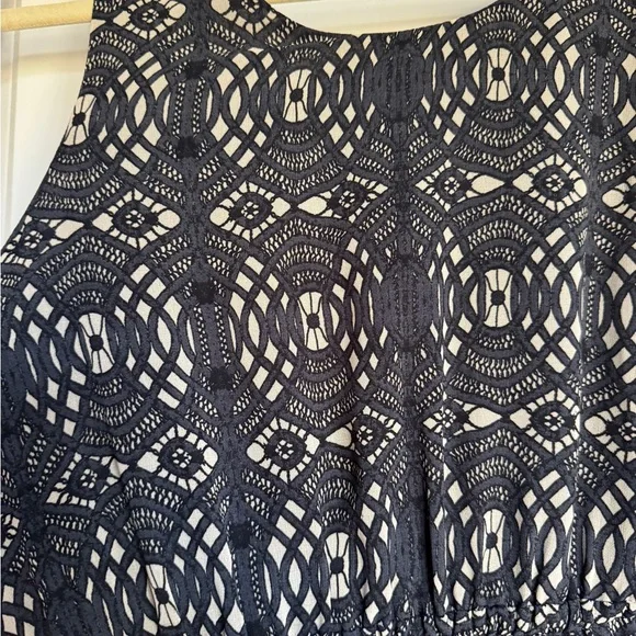 Madewell Sleeveless Maxi Dress - Black and Tan - Picture 6 of 6